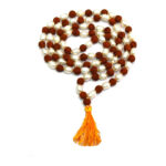 Pearl Rudraksha Mala