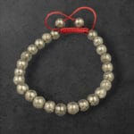 Pyrite Stone Bracelets (8MM Round Thread)